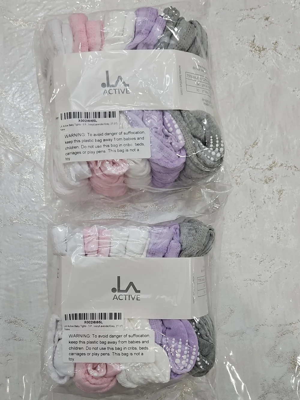 10 Pairs Toddler Girls Tights 2T-3T Non-Slip Cotton Assorted Colors New